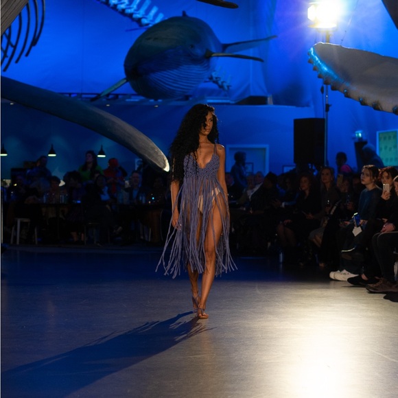 Handmade Macramé Rope Dress GoodVibeGoda Original Design - Picture 4 of 10